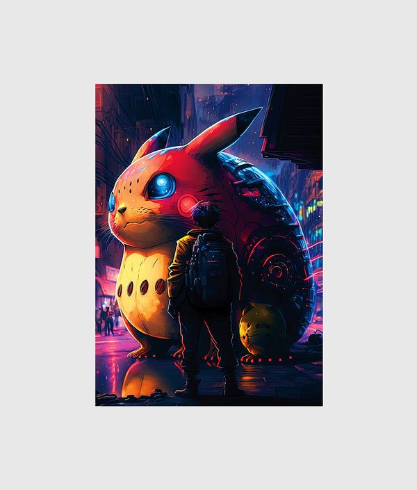 cyberpunk Pokemon 3020 print