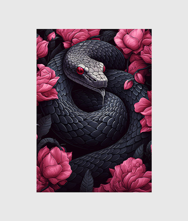 Snake In Bloom