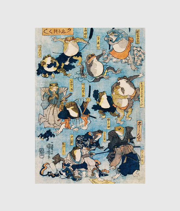 Heroes of the kabuki Stage