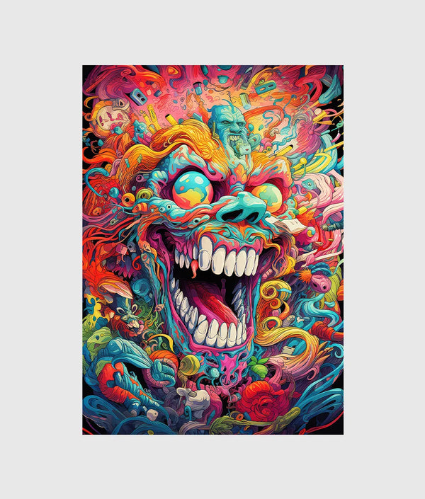 Funky Dragon Face