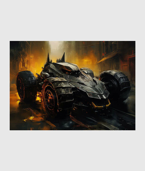 Bat Concept Car In Battle