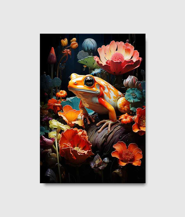 Floral Frog