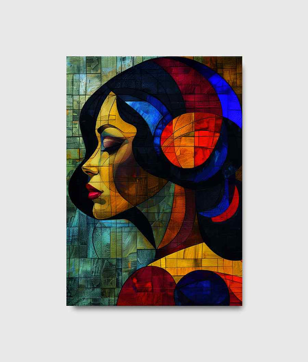 Stained Glass Woman