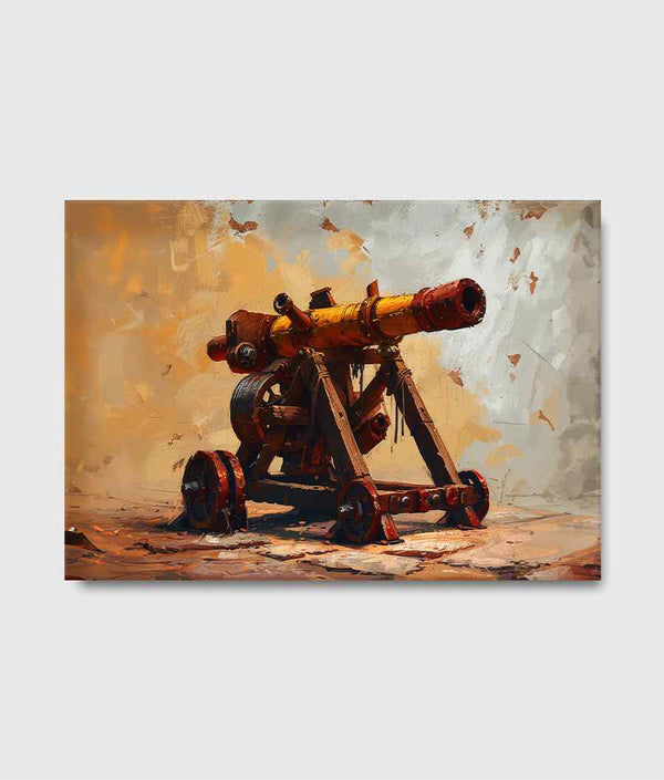 Ship Cannon in Oil