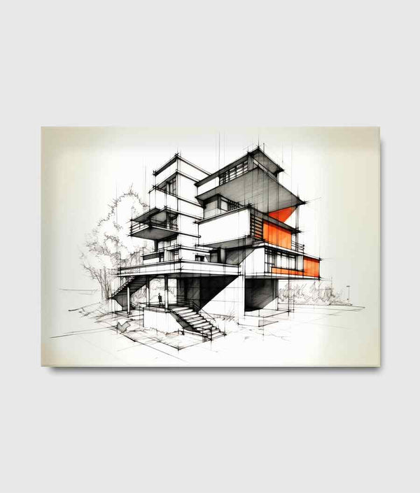 Dream Chalet Drawing