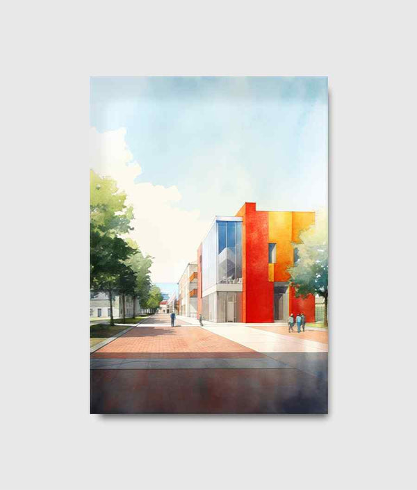 Outdoor Mall Sketch