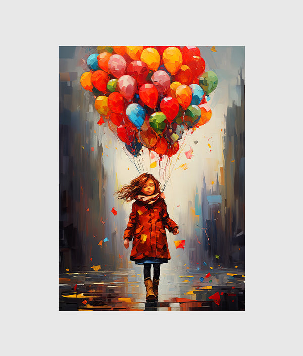 Balloons In The Rain