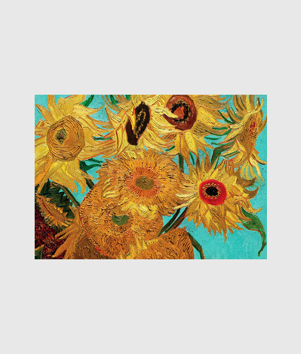 Vase with Twelve Sunflowers