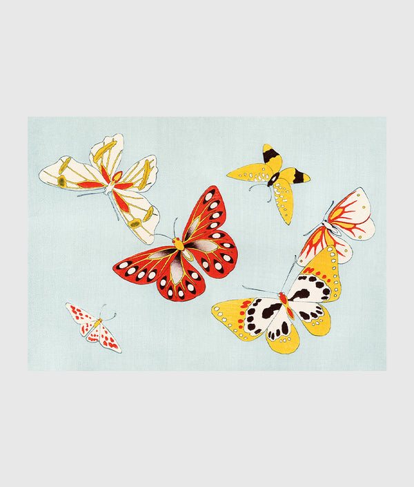 Fluttering Elegance: Japanese Butterfly Canvas