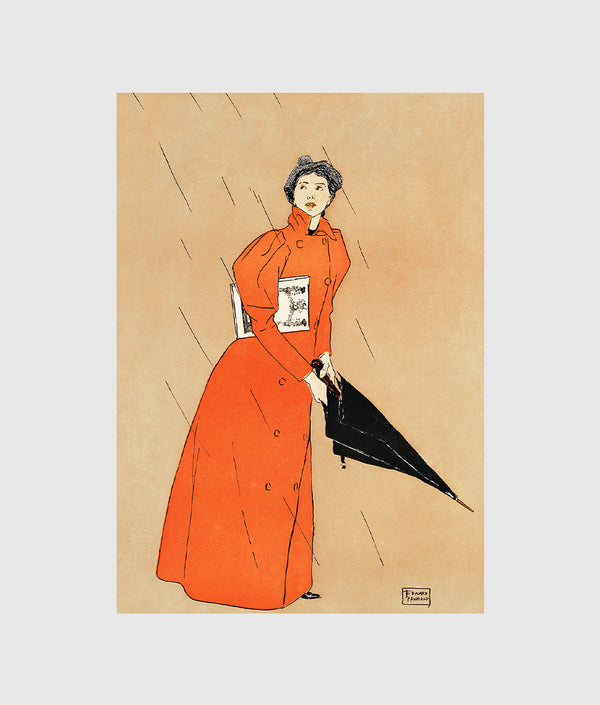 Woman holding umbrella