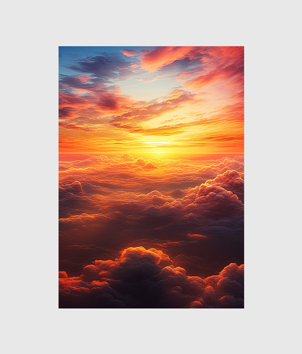 Sunset and clouds