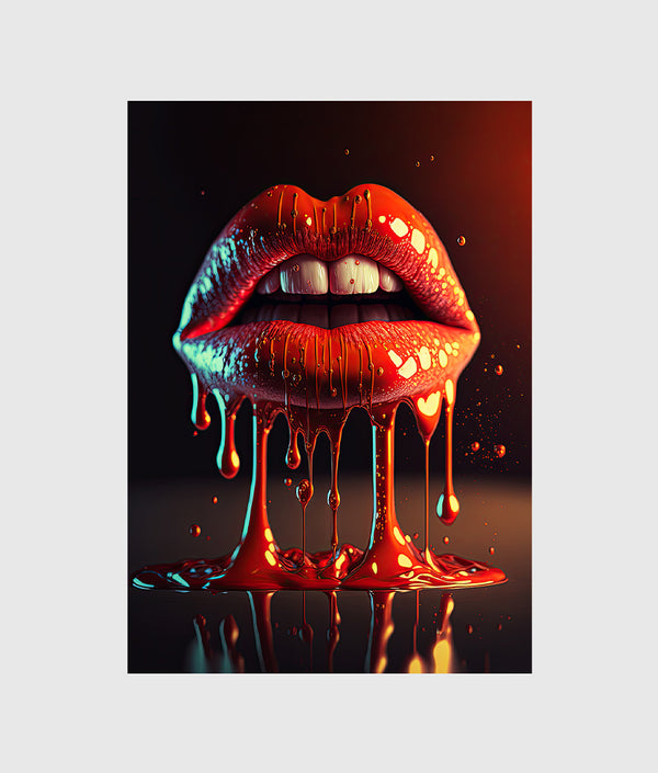 Newtom lovely lips dripping extremly