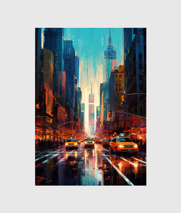 Sculpted Skylines: NYC Illustration