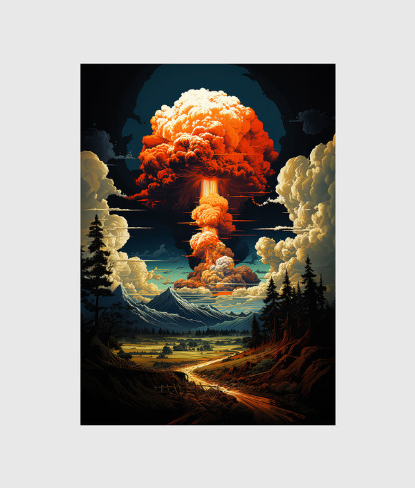 Nuclear Explosion Huge Mushroom