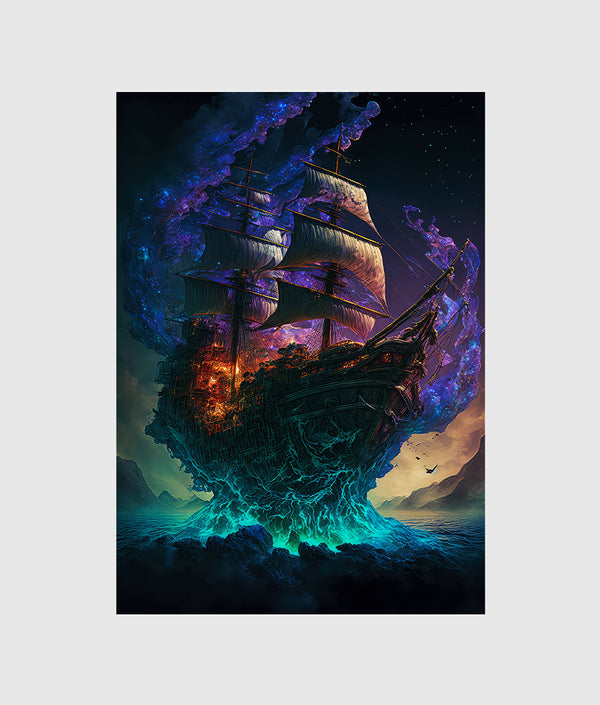 Pirate ship trapped in a cosmic