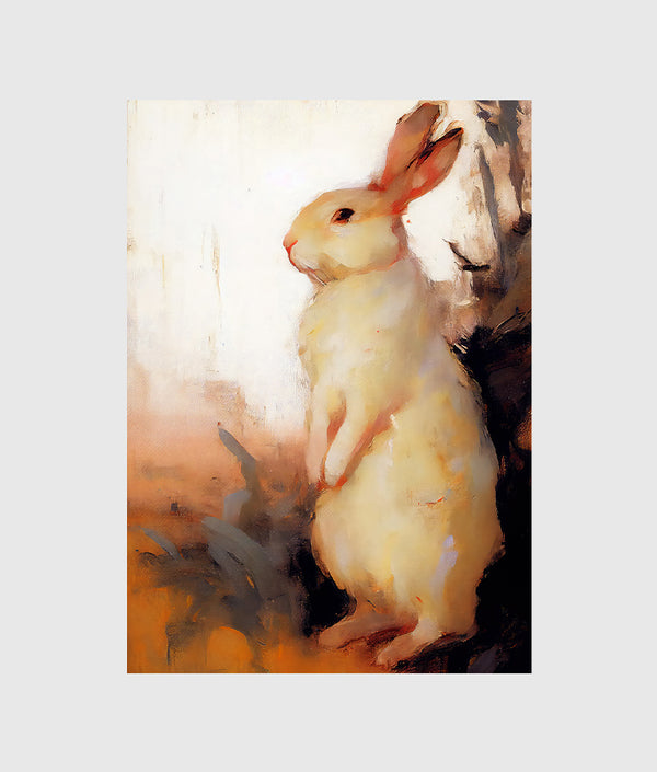 Oil Painted Rabbit