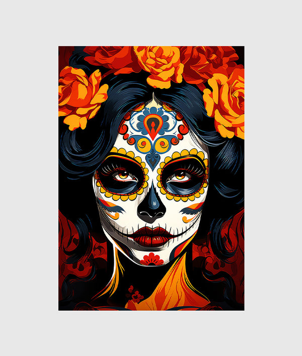 Sugar Skull Woman Mask